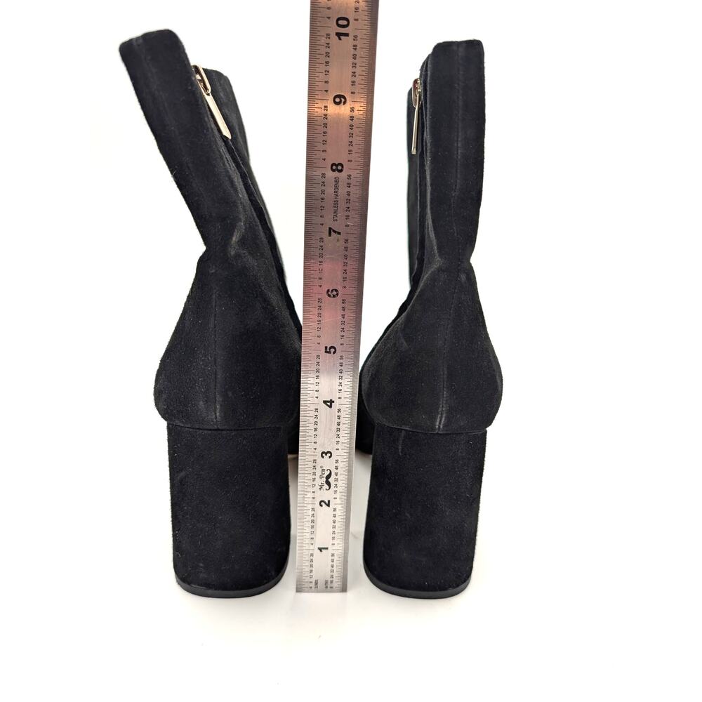 Sam Edelman Codie Square Toe Ankle Bootie Women's Black Size US11M EU42 - Picture 4 of 11